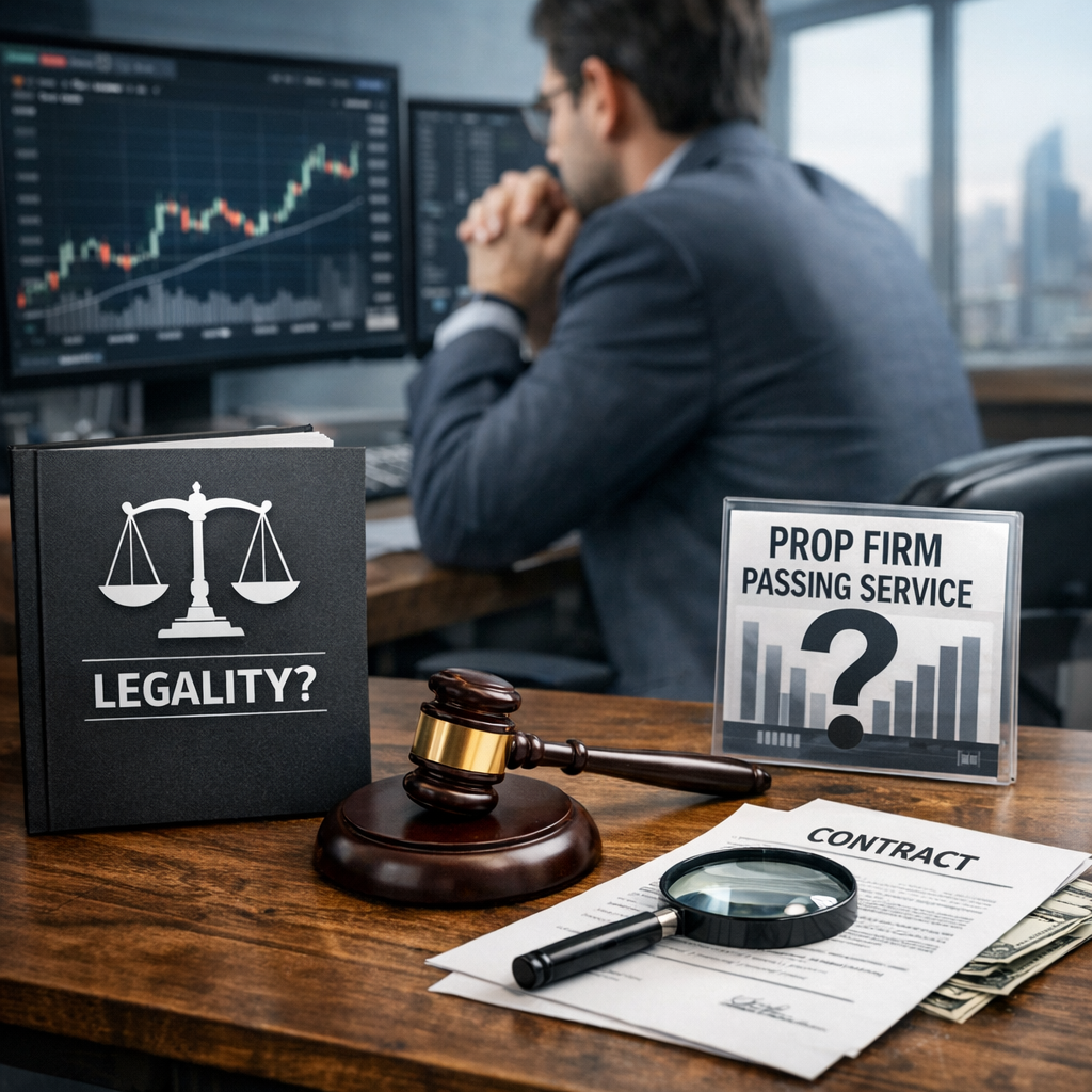 Is Using a Prop Firm Passing Service Legal